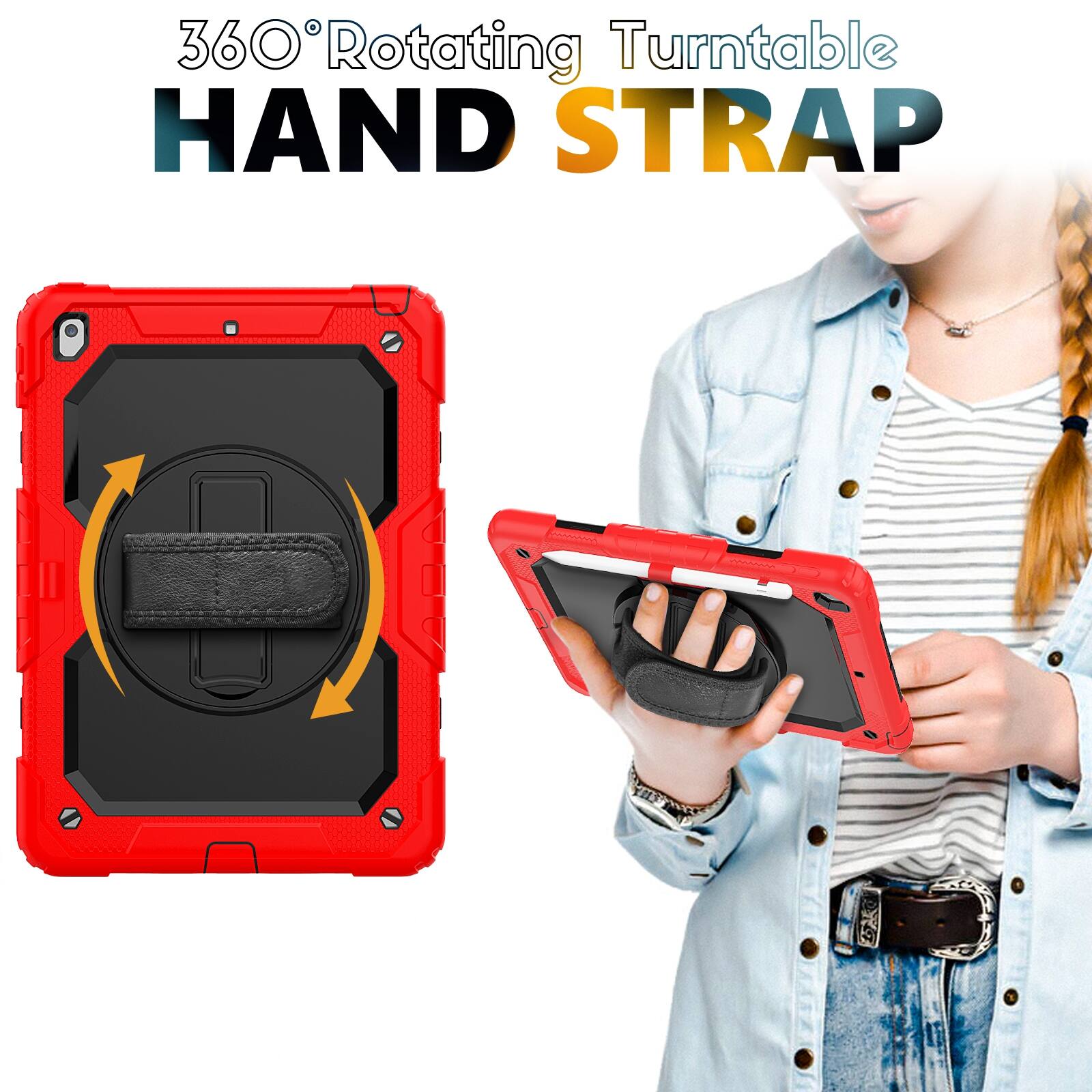 360° Rotating Turntable HAND STRAP