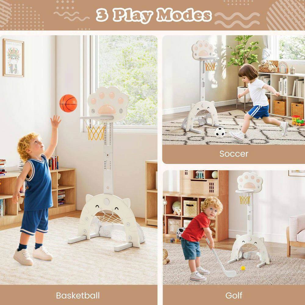 3 Play Modes

- Basketball
- Soccer
- Golf