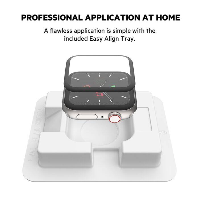 PROFESSIONAL APPLICATION AT HOME  
A flawless application is simple with the included Easy Align Tray.