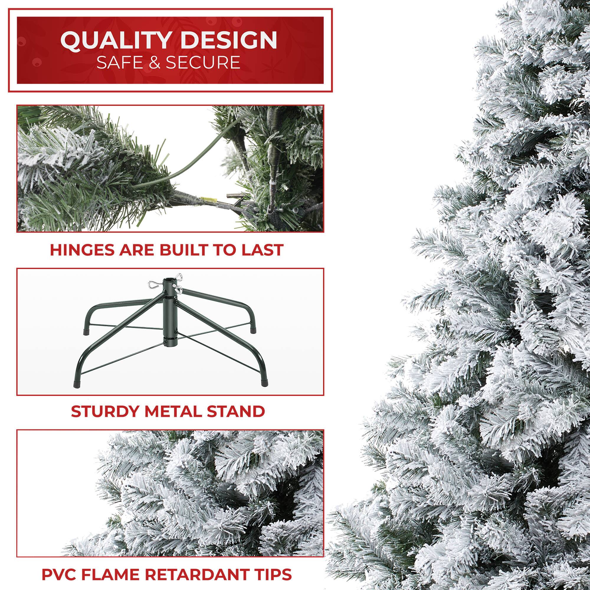 QUALITY DESIGN  
SAFE & SECURE  

HINGES ARE BUILT TO LAST  

STURDY METAL STAND  

PVC FLAME RETARDANT TIPS