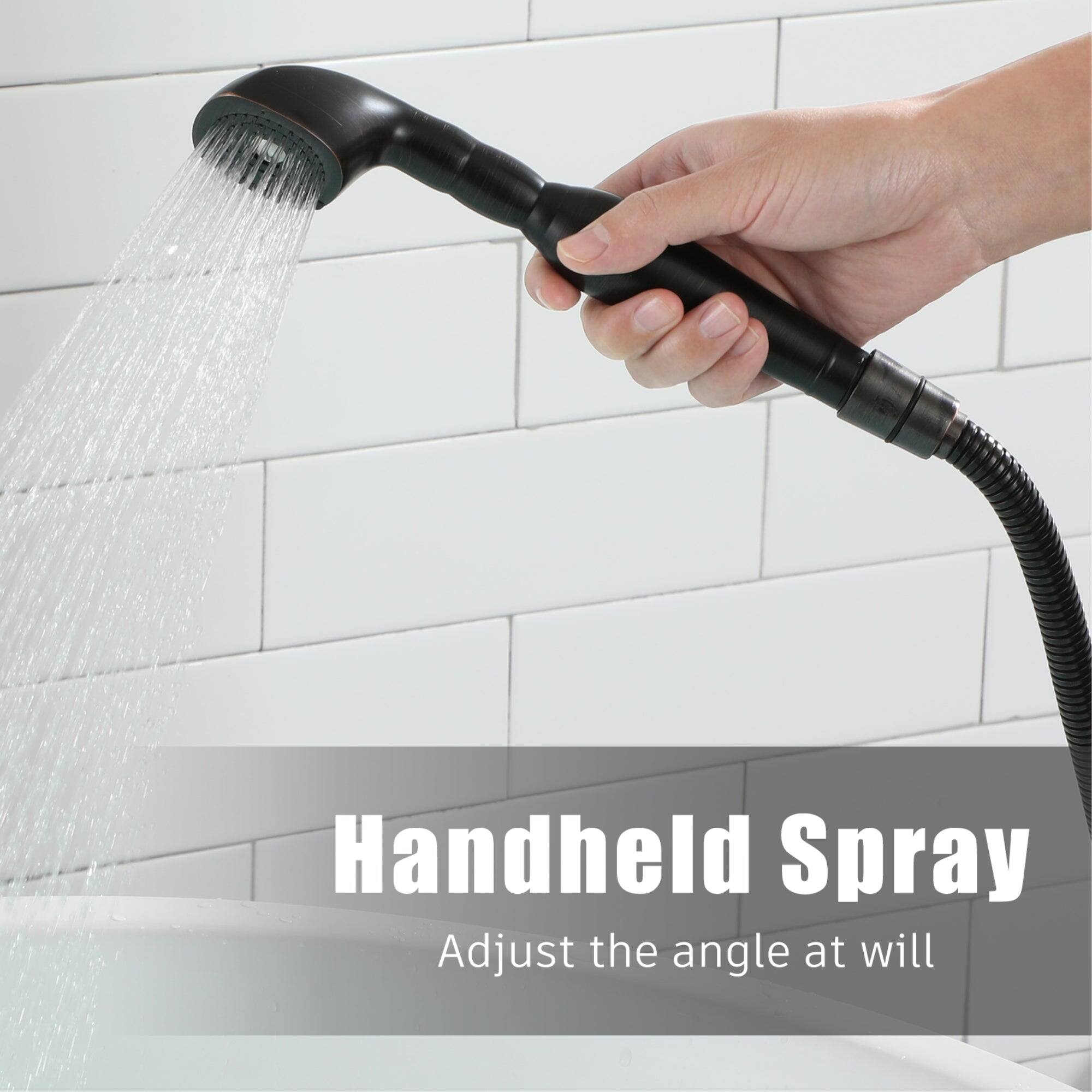 Handheld Spray
Adjust the angle at will