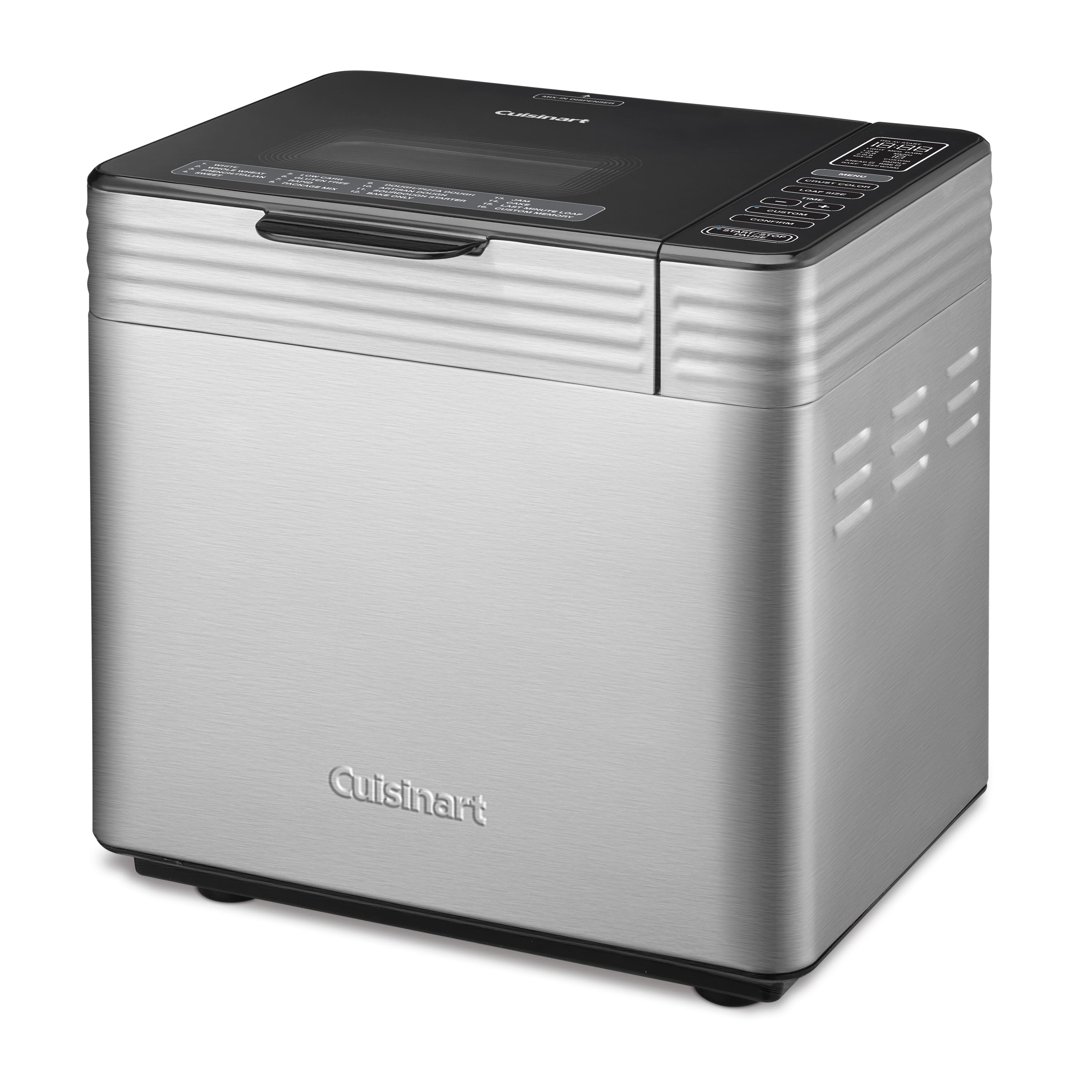 Left. Cuisinart - Custom Convection Bread Maker - Stainless Steel.