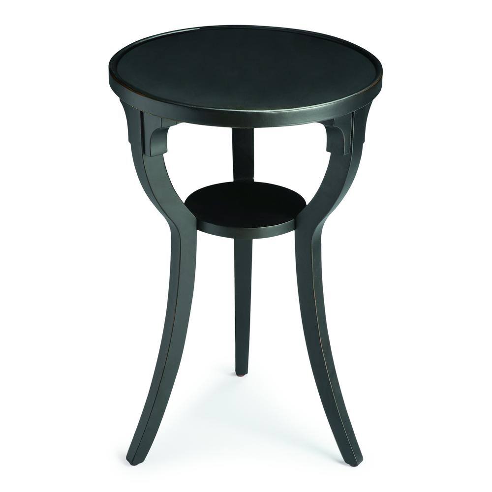 Angle. Butler Specialty - Dalton Round 15.75"W Side Table - Black.