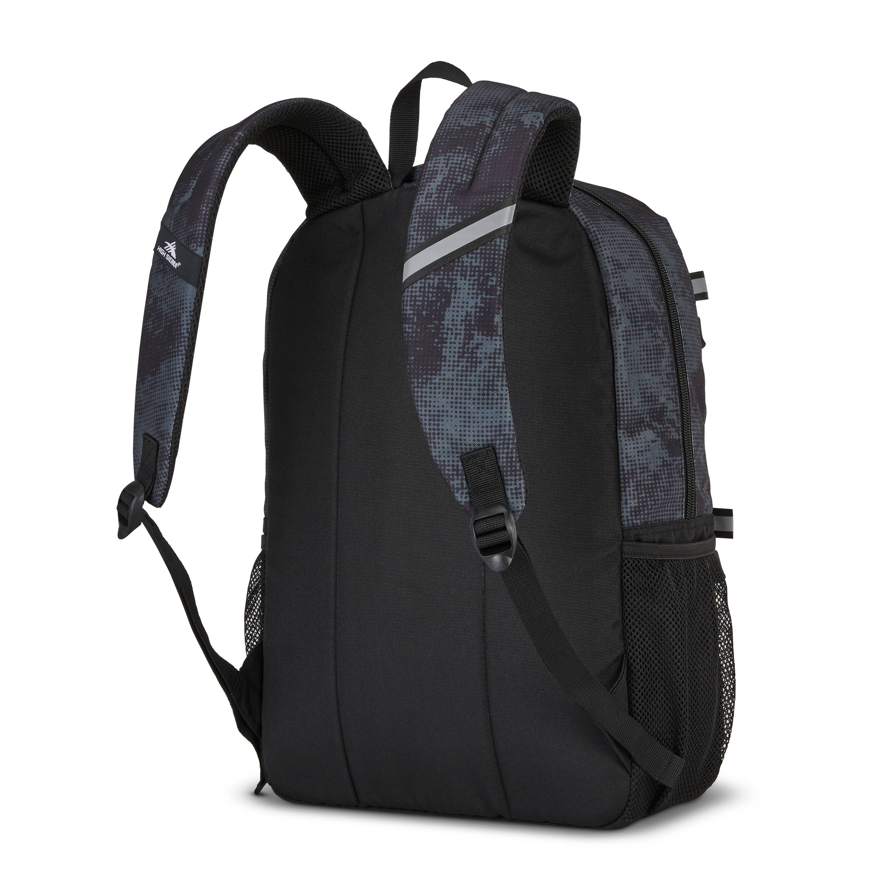 Left. High Sierra - BTS 2020 Everclass Backpack - Charcoal Waves.