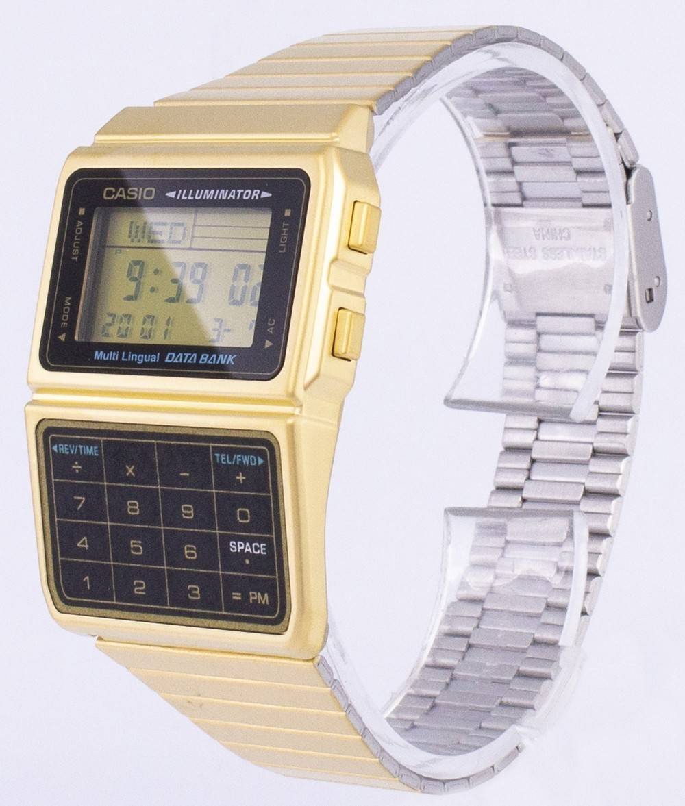 Casio Illuminator Multi Lingual Data Bank DBC 611G 1DF Mens Watch