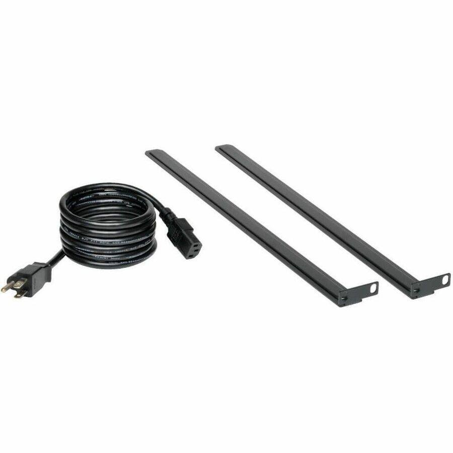 Alt View 7. Tripp Lite - 16-Port Cat5 1U Rack-Mount 1+1 User Console KVM Switch with 19-in. LCD and IP Remote Access - Black.