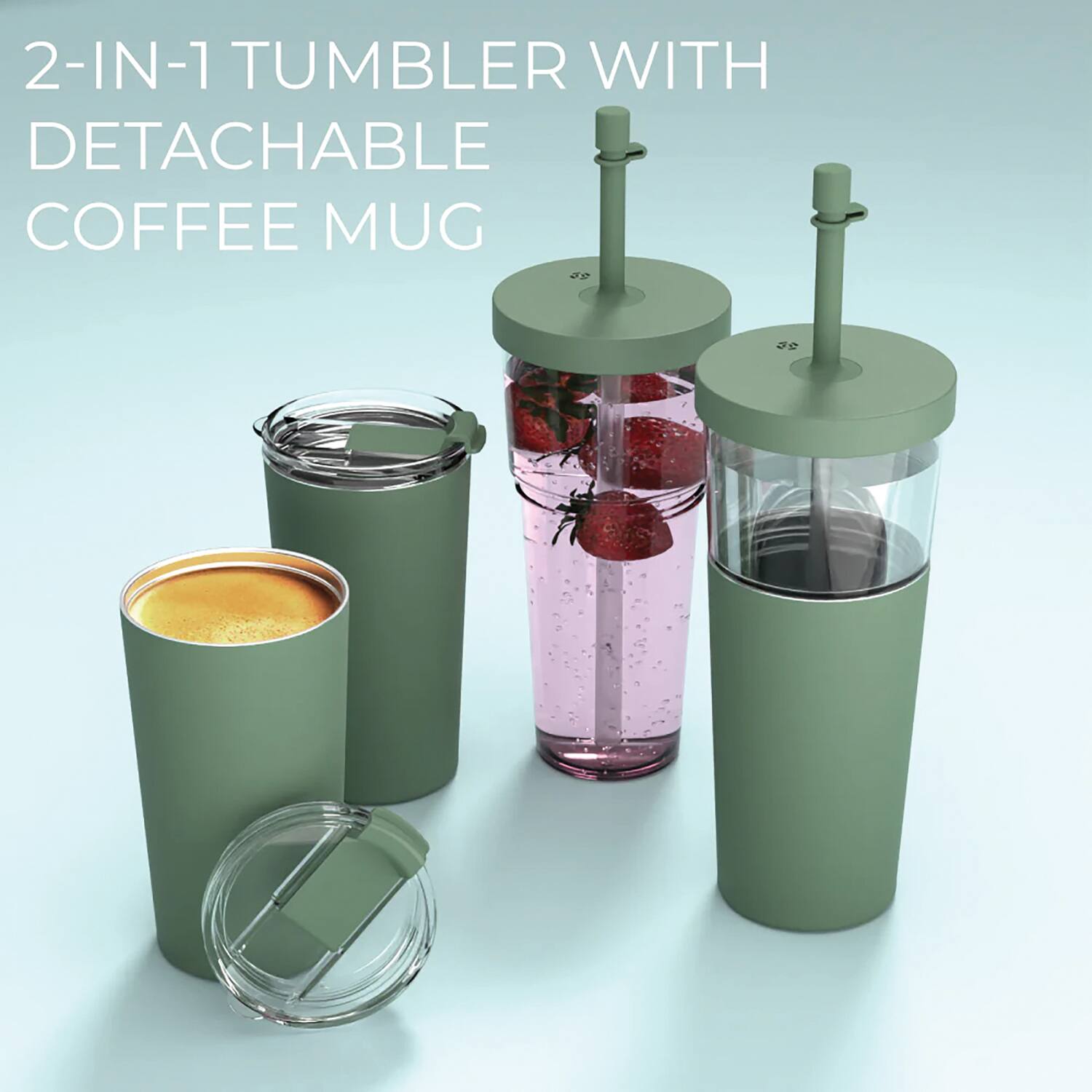 2-IN-1 TUMBLER WITH DETACHABLE COFFEE MUG