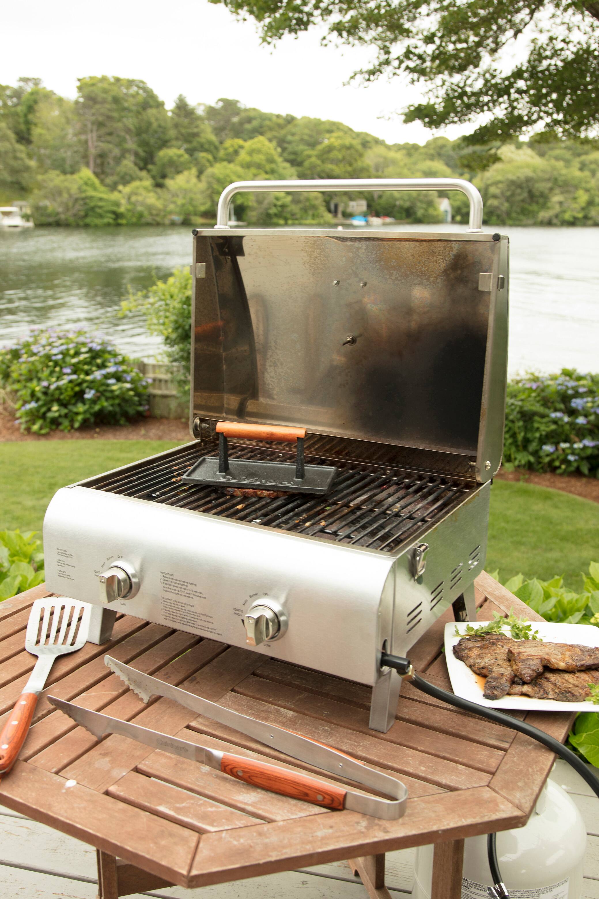Stainless Steel Cuisinart Gas Grill Portable Cuisinart Chef's