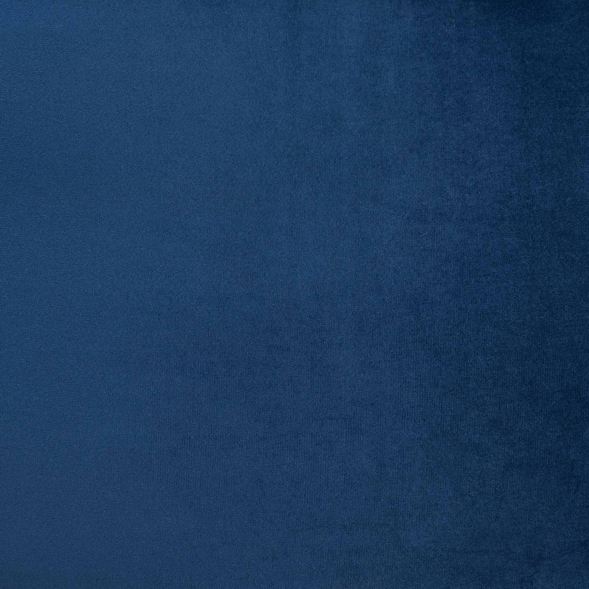 Back. Baxton Studio - Iglehart Modern and Contemporary Velvet Fabric Upholstered Tufted Cocktail Ottoman - Royal Blue.