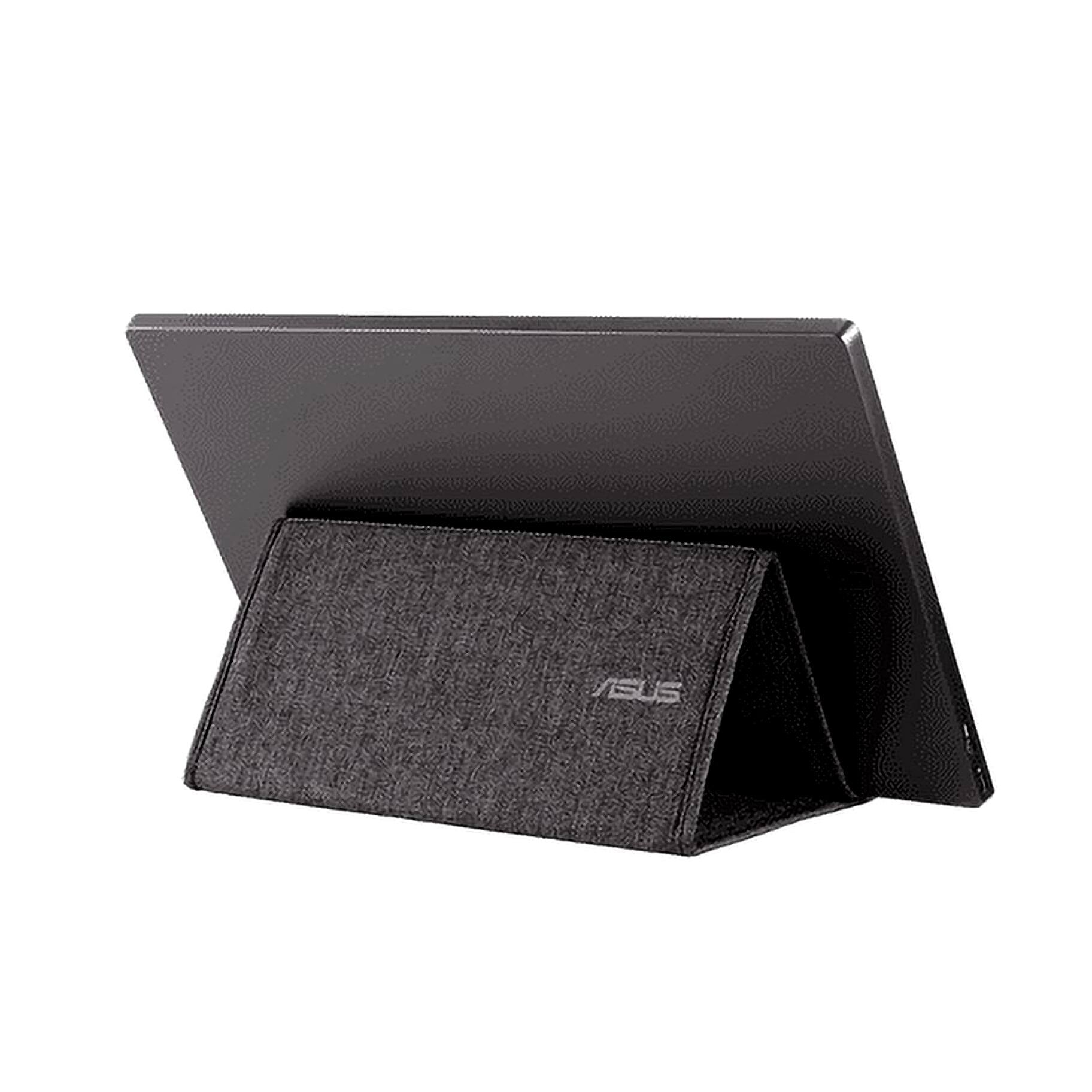 Left. ASUS - ASUS ZenScreen MB16AH- 15.6" FHD (1920 x 1080) IPS Portable Monitor - Black.