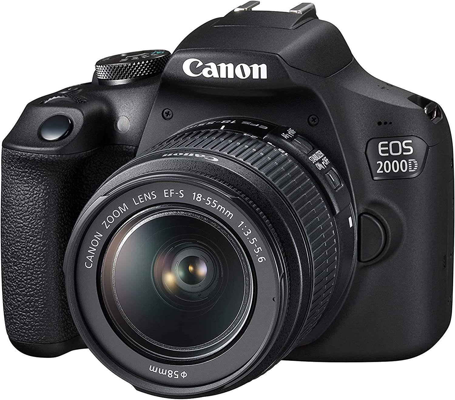 Canon EOS 2000D with EF-S Zoom Lens 18-55mm 1:3.5-5.6, 58mm