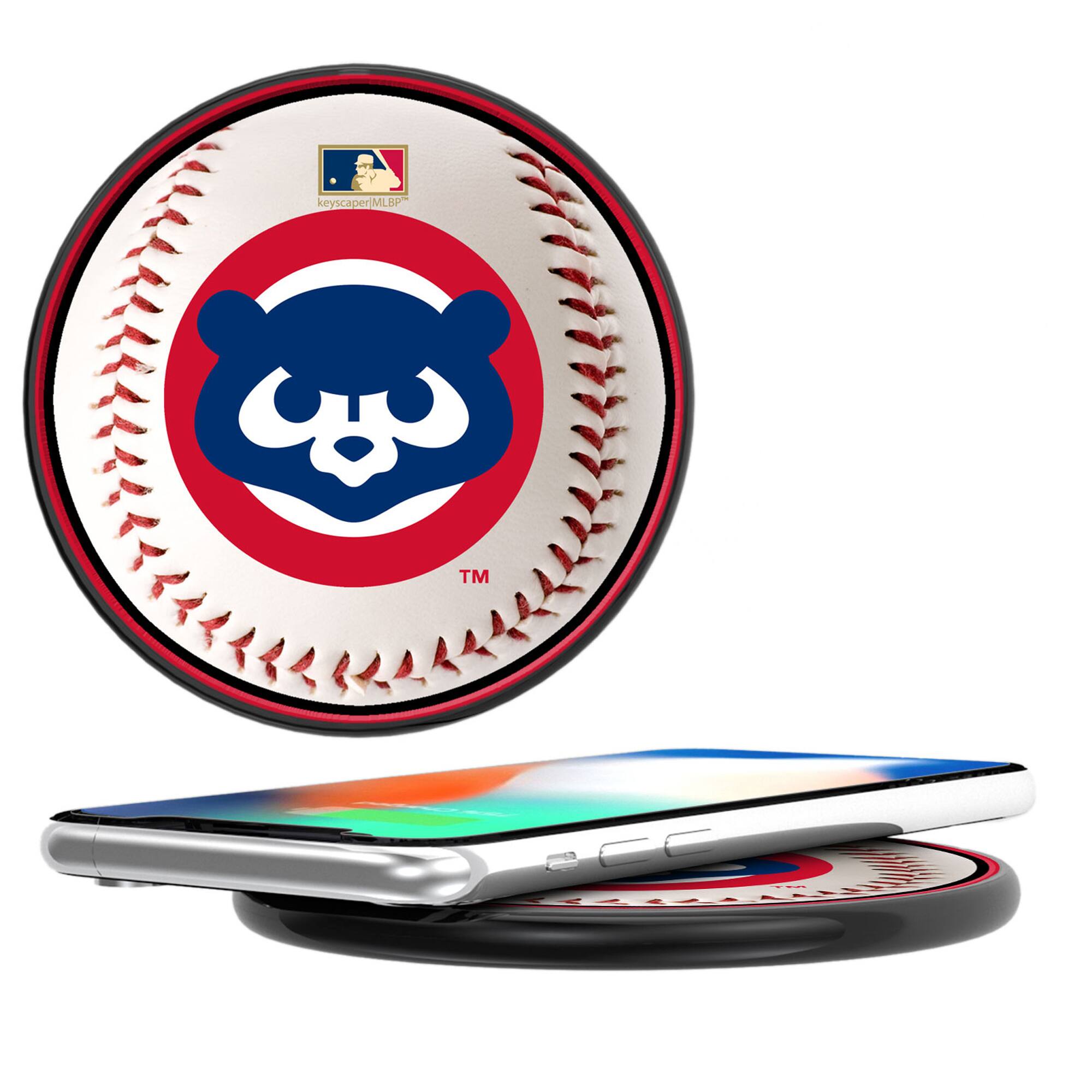 Keyscaper - Chicago Cubs 15 Watt Wireless Induction Charger - Multicolor