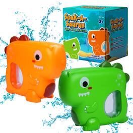 USA Toyz - Green And Orange T-Rex Dino Water Blaster - Multicolor