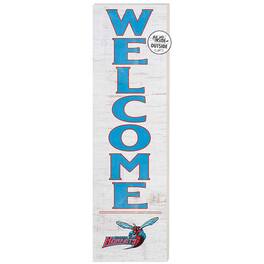 Jardine - Delaware State Hornets 10'' x 35'' Indoor/Outdoor Welcome Sign - Blue