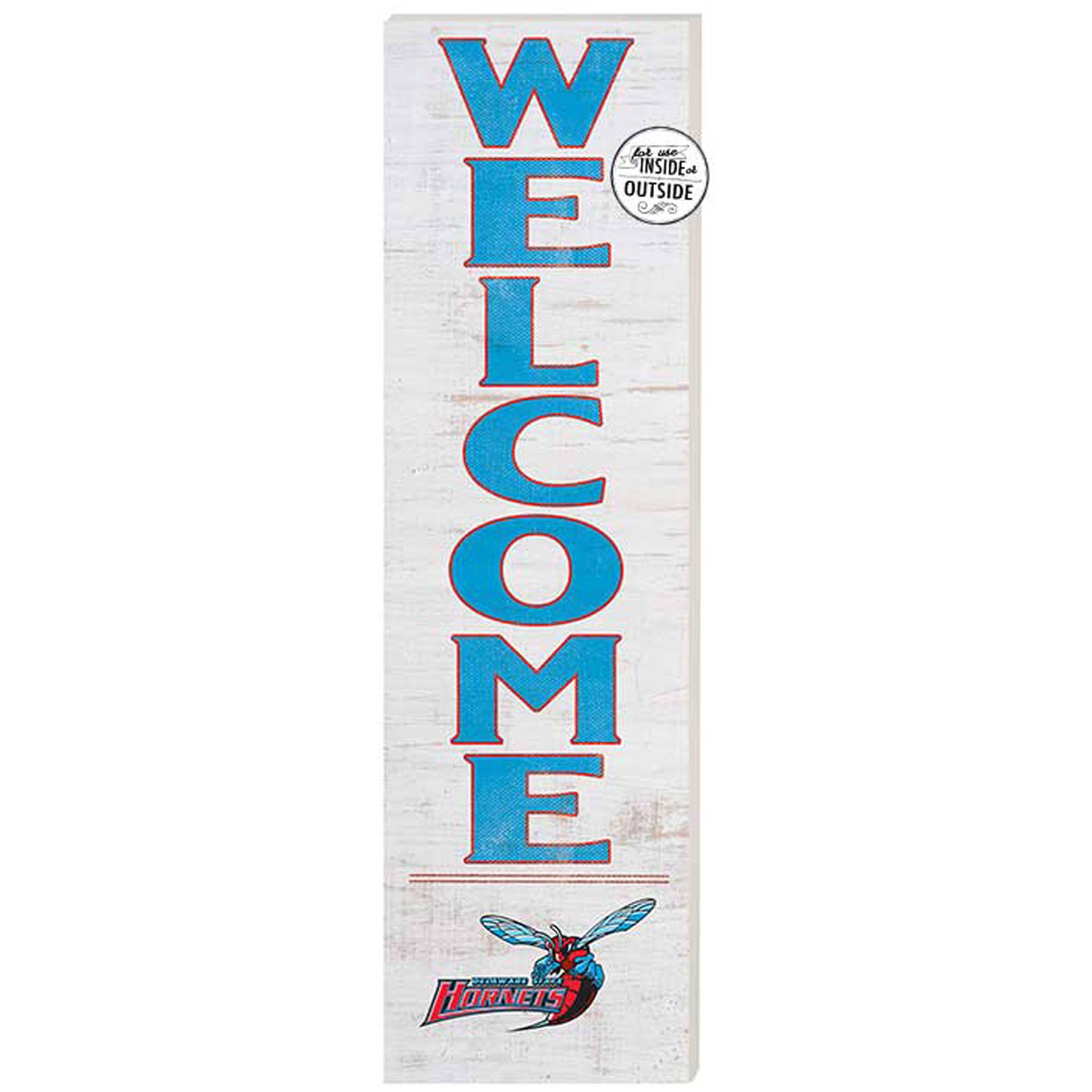 Delaware State Hornets 10'' x 35'' Indoor/Outdoor Welcome Sign