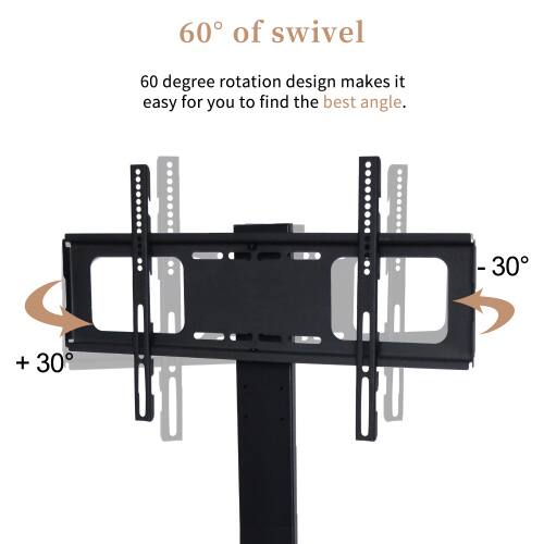 60° of swivel

60 degree rotation design makes it easy for you to find the best angle.

+30°
-30°