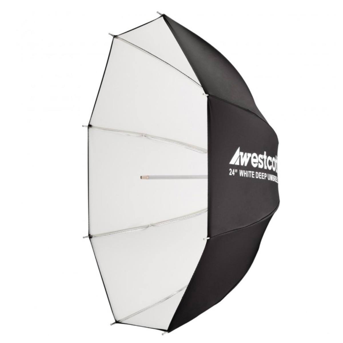 Awestco 24" WHITE DEEP UMBRELLA