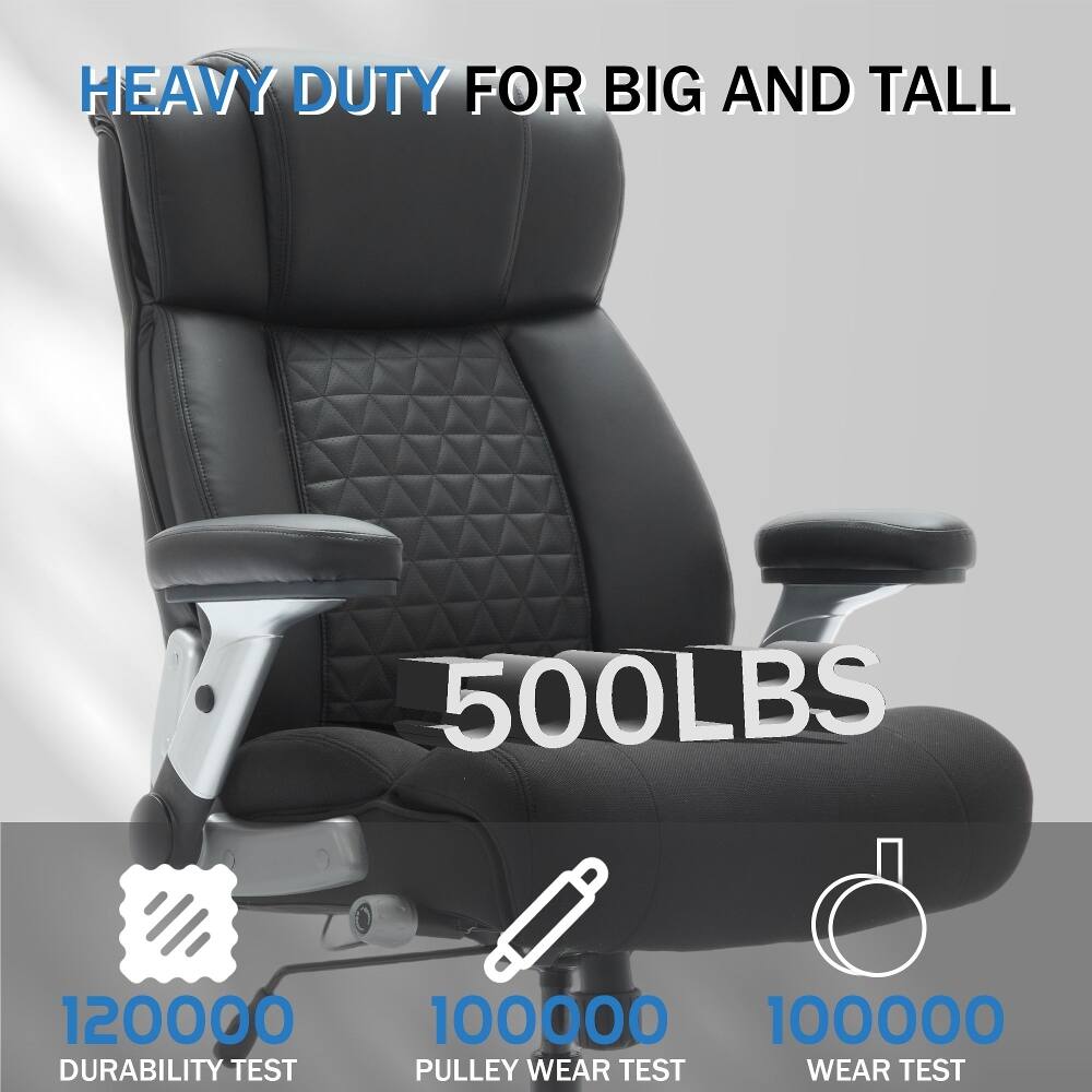 HEAVY DUTY FOR BIG AND TALL  
500LBS  
120000 DURABILITY TEST  
100000 PULLEY WEAR TEST  
100000 WEAR TEST