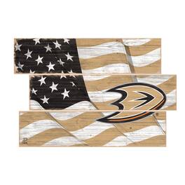Fan Creations - Anaheim Ducks 3-Plank Team Flag - Multicolor