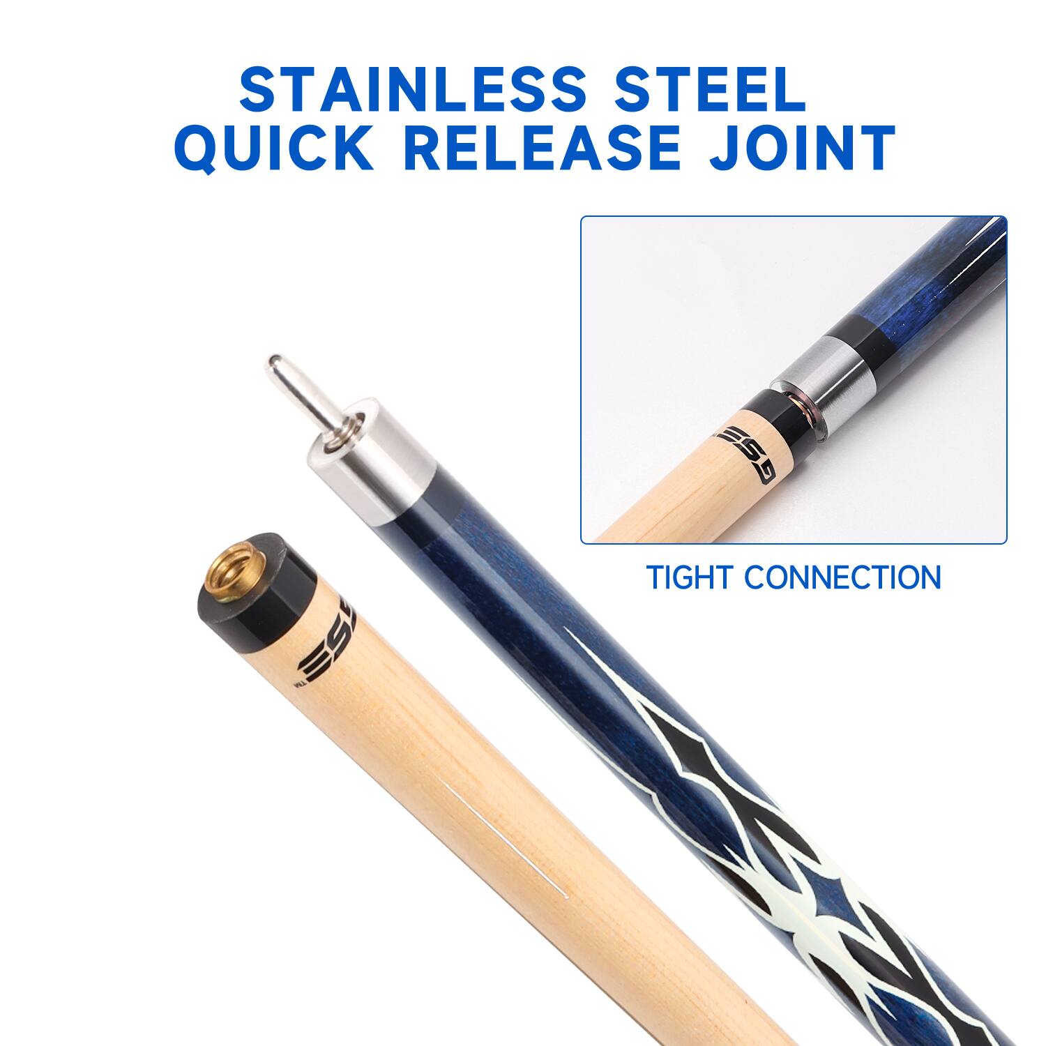 STAINLESS STEEL QUICK RELEASE JOINT, TIGHT CONNECTION