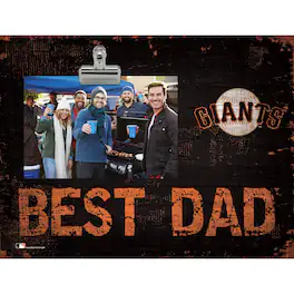 Fan Creations - San Francisco Giants 8'' x 10.5'' Best Dad Clip Frame - Multicolor
