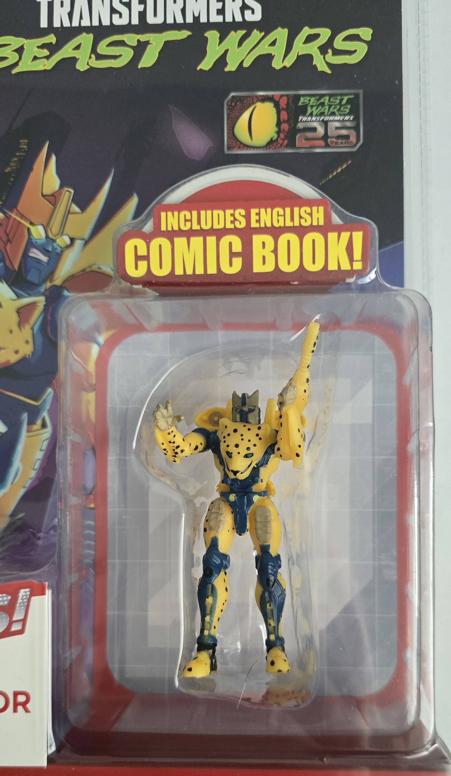 Transformers Beast Wars 25th Anniversary includes English comic book!