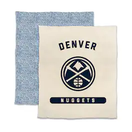 Logo Brands - Denver Nuggets 50- x 60- Luxe Dreams Throw Blanket - Oatmeal