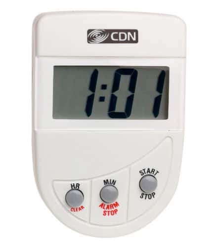 CDN - Loud Alarm Digital Kitchen Timer - White