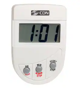 CDN - Loud Alarm Digital Kitchen Timer - White