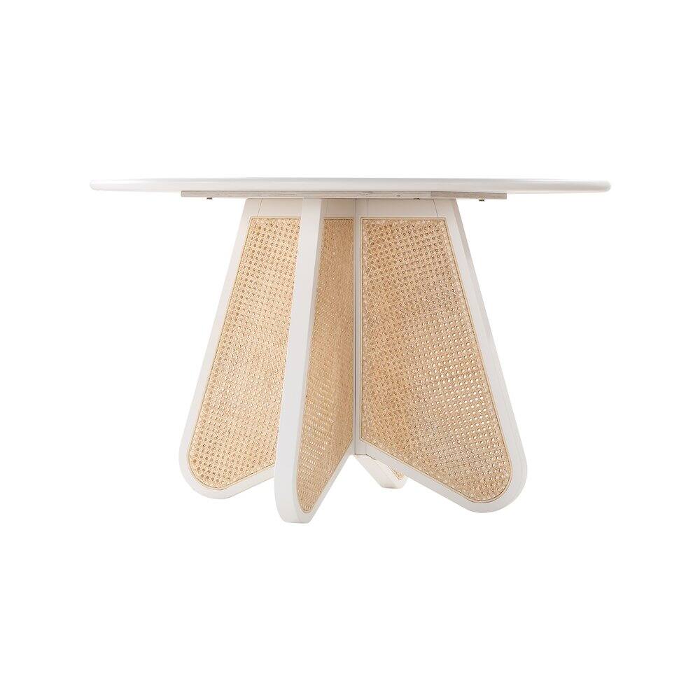 Alt View 2. Meridian Furniture - Butterfly White Dining Table - White.