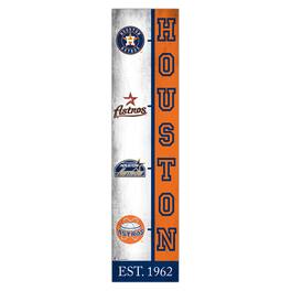 Fan Creations - Houston Astros 6" x 24" Progression Wood Sign - Multicolor