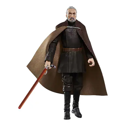 Front. Hasbro - Star Wars Vintage Collection 3.75 Inch Action Figure | Count Dooku - Multi-Colored.