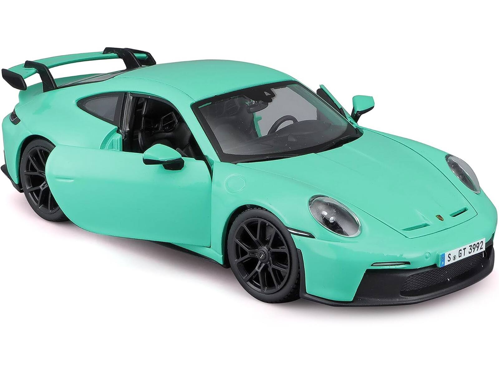 Angle. Bburago - Porsche 911 GT3 Light Green 1/24 Diecast Model Car by Bburago - Light Green.