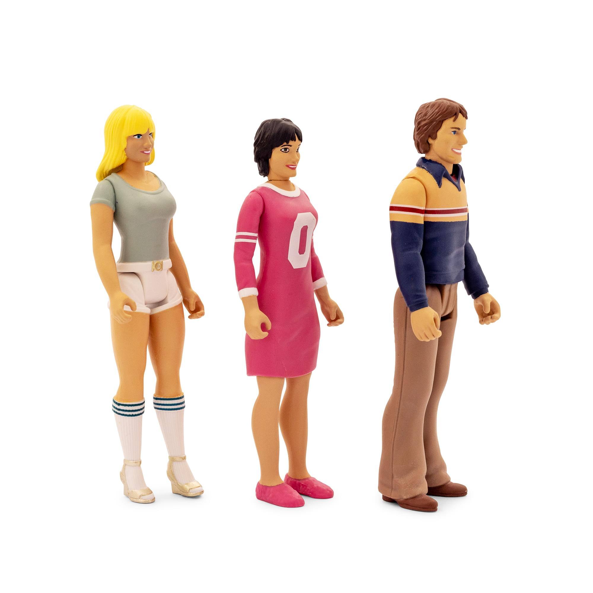 Alt View 10. Toynk - Three's Company 3.75-Inch Retro Action Figure Box Set - Multi-Colored.