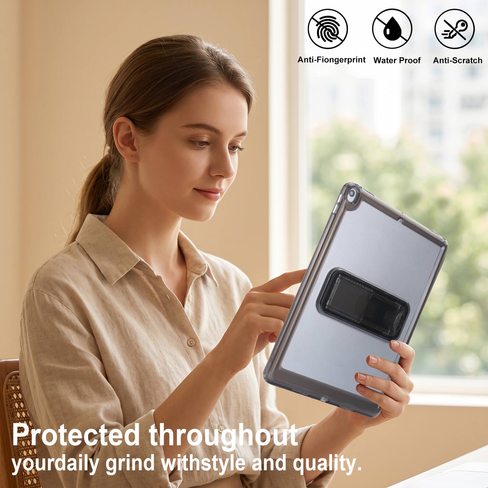 Anti-Fingerprint Water Proof Anti-Scratch Protected throughout your daily grind with style and quality.