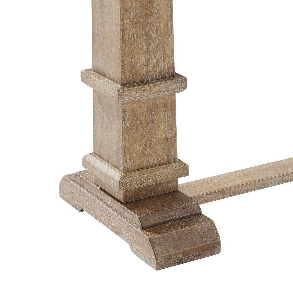 Left. Crosley Furniture - Joanna Entryway Console Table - Rustic Brown.