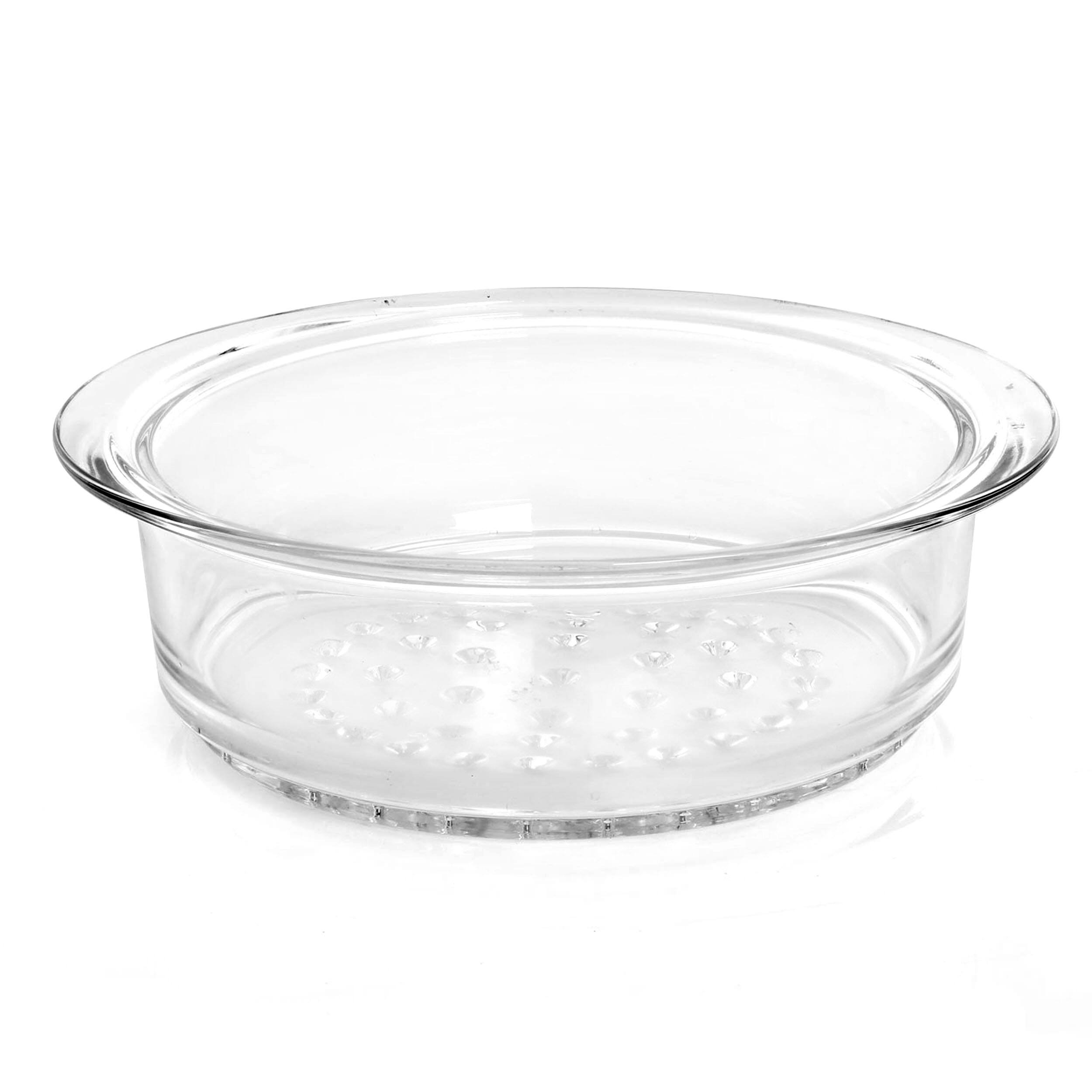 Alt View 1. Kenmore - Kenmore Elite Oak Park 5 Quart Enameled Cast Iron Casserole with Lid and Glass Steamer in Blue - Blue.