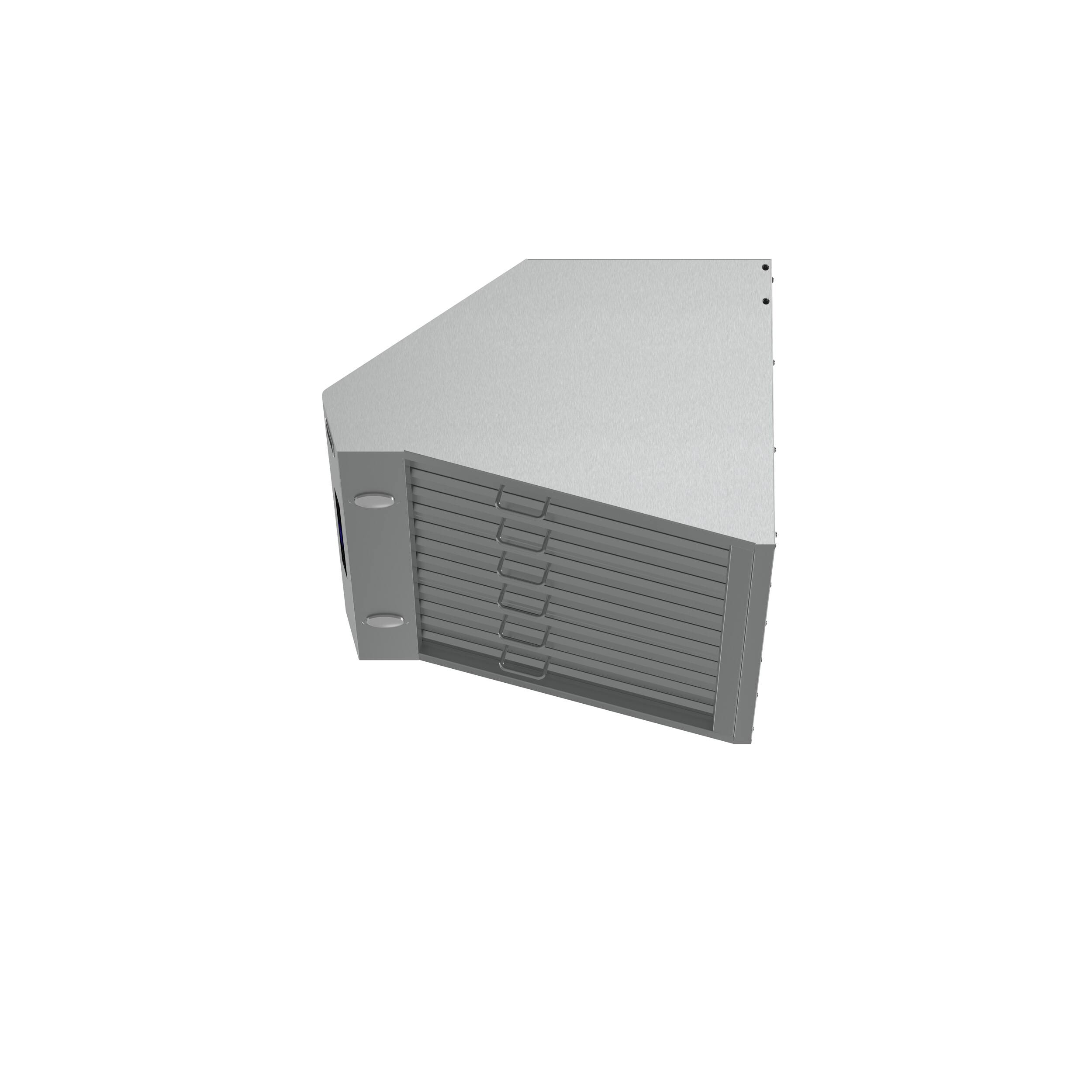 Alt View 1. Forno Appliances - Palazzo 36" Wall-Mounted Ducted Ventilation Range Hood - Silver.