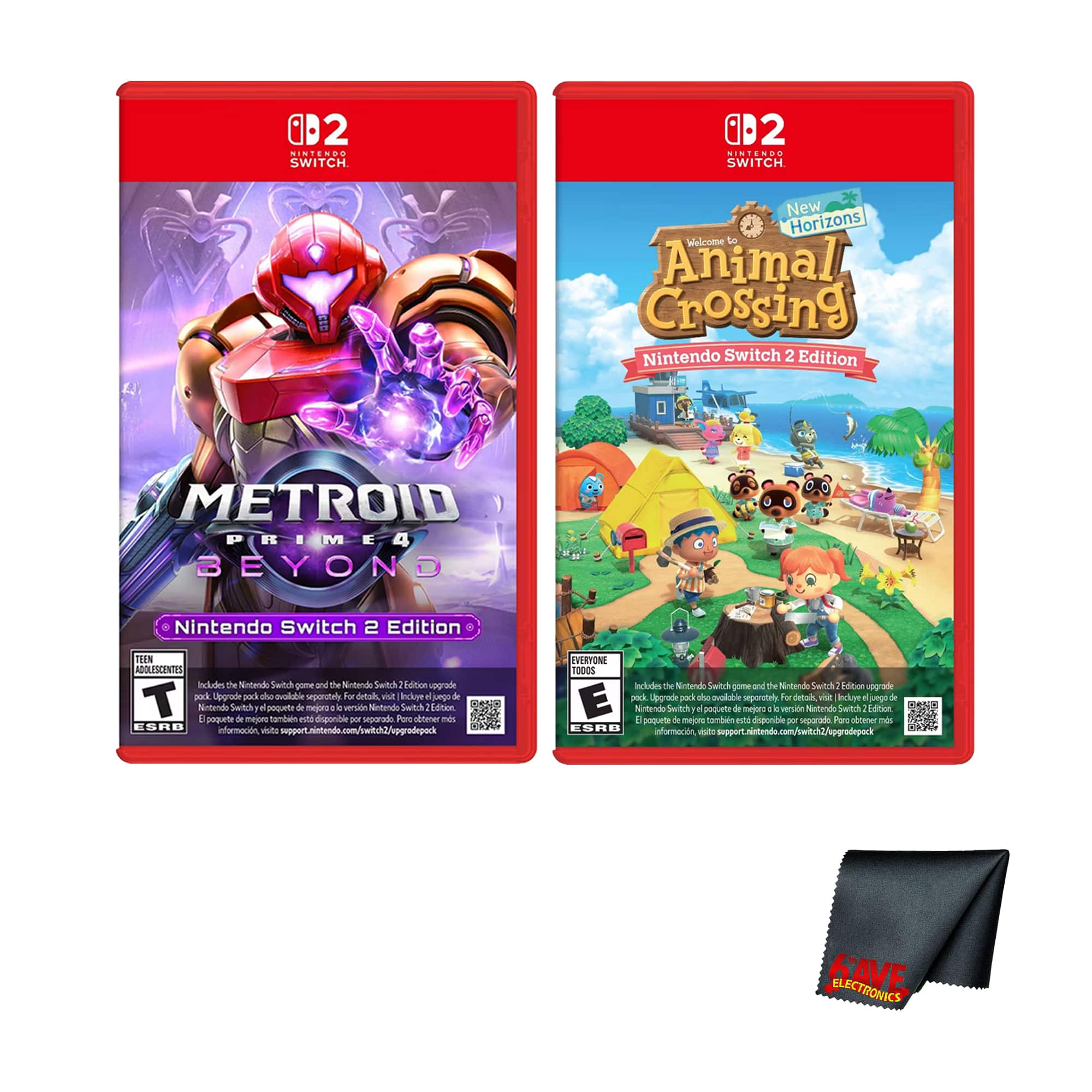Animal Crossing New Horizons For Switch 2 Edition + Nintendo Metroid Prime 4: Beyond  Switch 2 Edition - Nintendo Switch 2