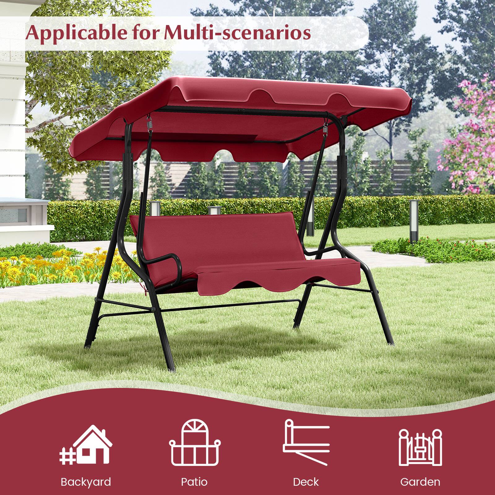 Applicable for Multi-scenarios

# Backyard Patio Deck Garden