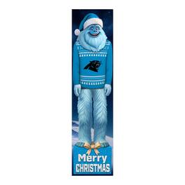 Fan Creations - Carolina Panthers 48" Yeti Christmas Leaner - Multicolor