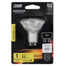 FEIT ELECTRIC - MR16 GU10 LED Bulb Bright White 50 Watt Equivalence 1 pk