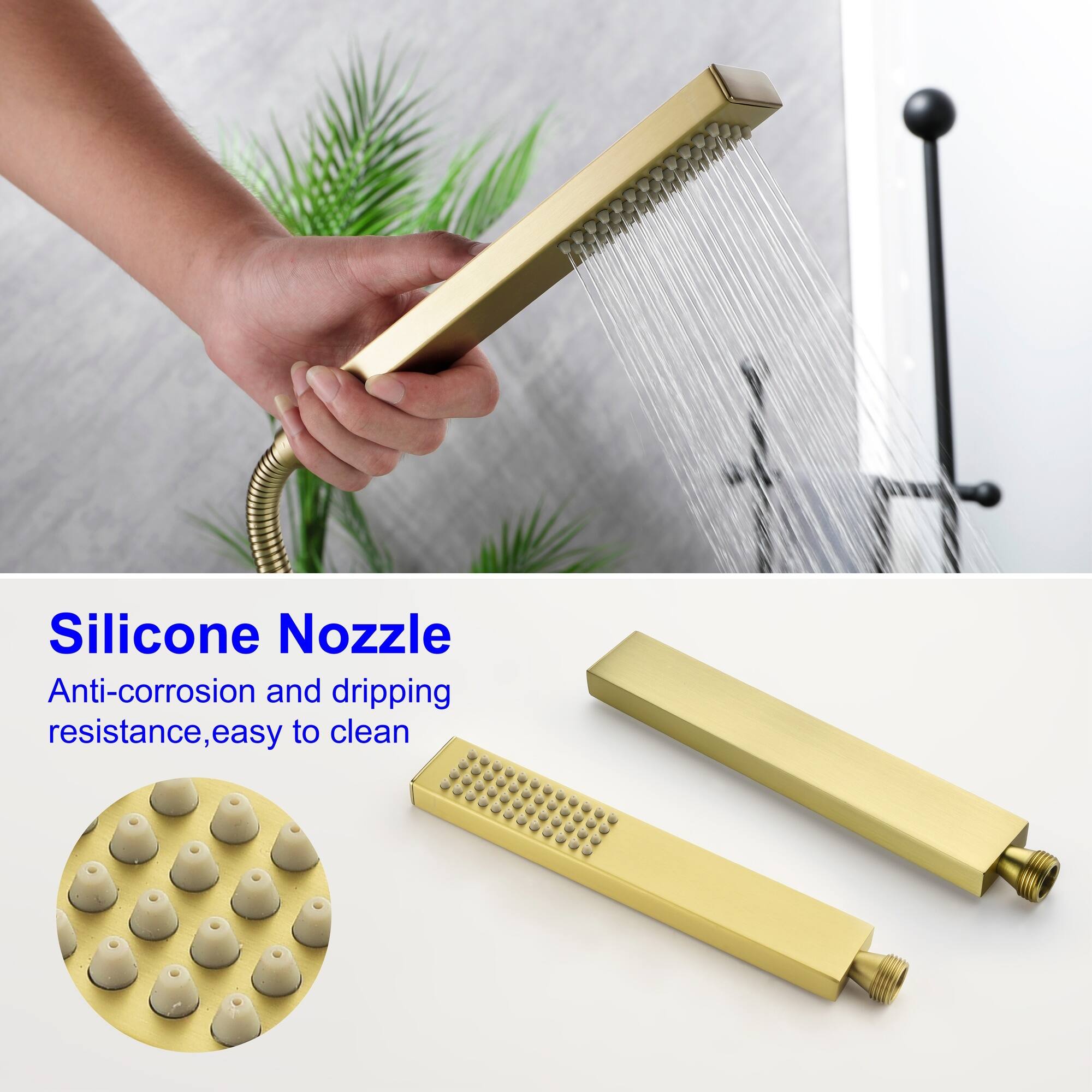 Silicone Nozzle  
Anti-corrosion and dripping resistance, easy to clean