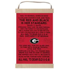 Jardine - Georgia Bulldogs Fight Song Banner Sign - Red