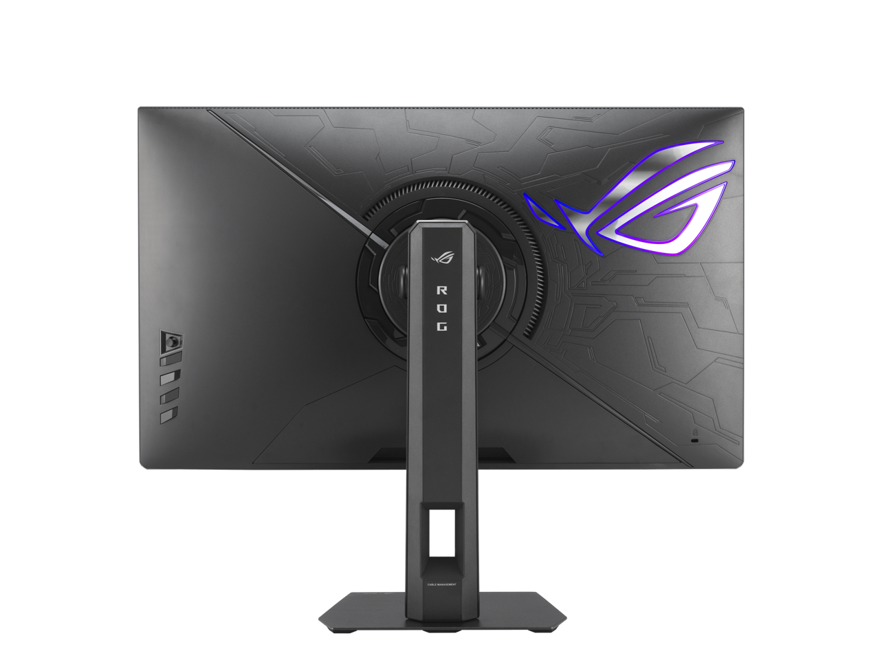 Alt View 7. ASUS - ASUS ROG 27" 5K HDR Fast IPS Monitor (XG27JCEG) - 5K 80Hz/QHD 320Hz, ELMB Sync, USB-C, G-SYNC, Aura Sync - BLACK.