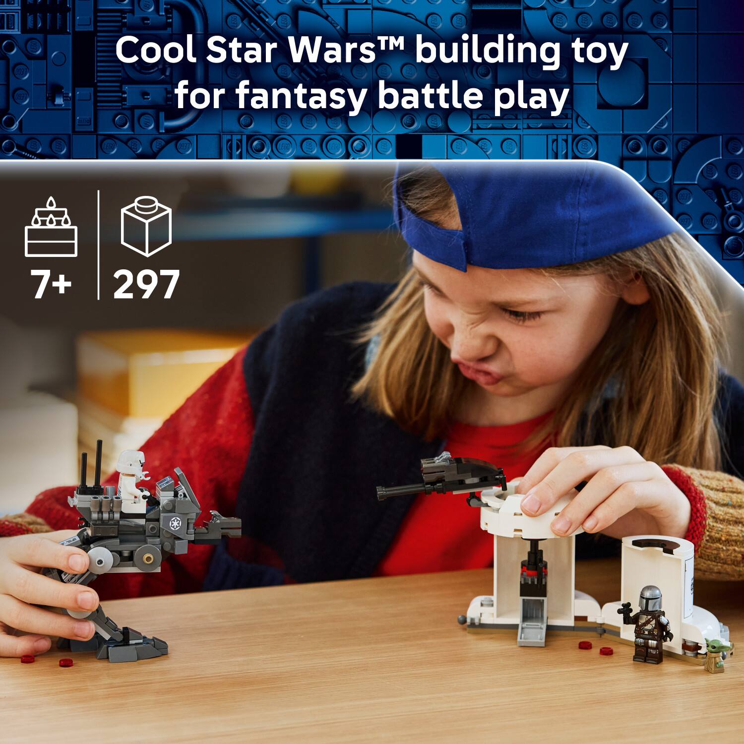 Cool Star Wars™ building toy for fantasy battle play  
7+  
297