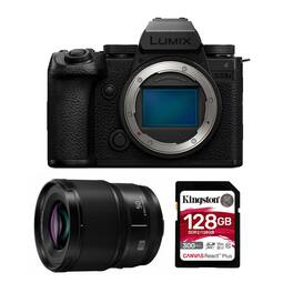 Lumix S5 IIX 24.2MP Full Frame Mirrorless Camera with Phase Hybrid AF with Panasonic LUMIX S 50mm f/1.8 Lens
