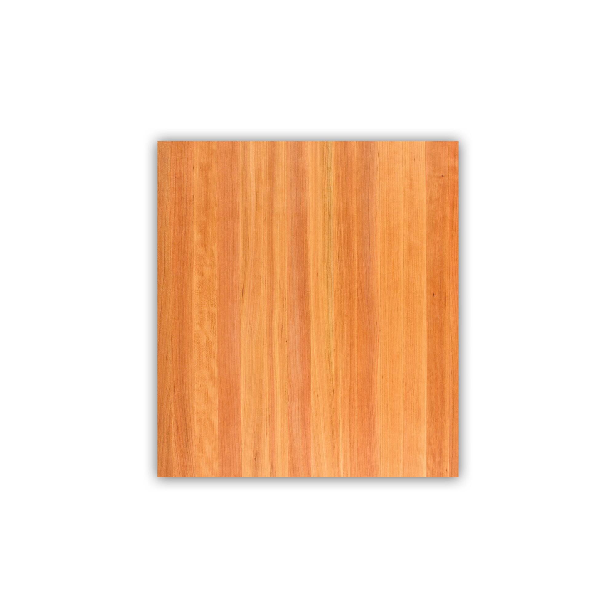 Front. John Boos - John Boos Butcher Block Kitchen Countertop, 24" x 25" x 1 1/2", Cherry - Cherry.