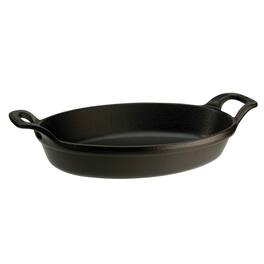 Staub - Cast Iron 11-inch x 8-inch Oval Baking Dish - Matte Black