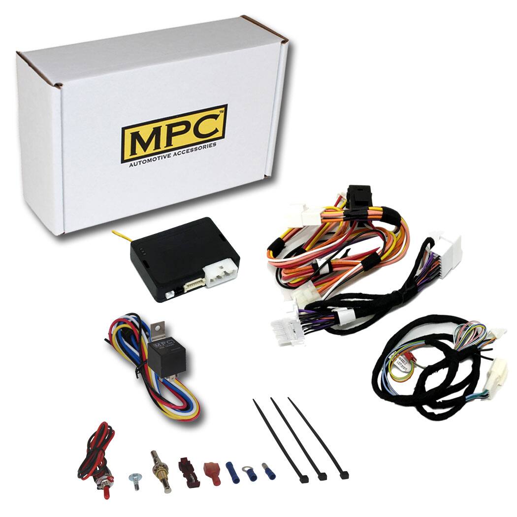 MPC - Remote Start Kit For 2008-2015 Nissan Titan || T-Harness Included || Press Fob 3X Lock To Start || USA Tech Support - Black